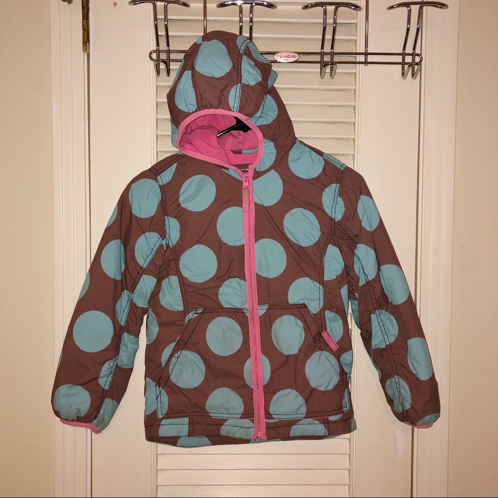 Mini Biden Polka Dotted puffer Coat 7/8